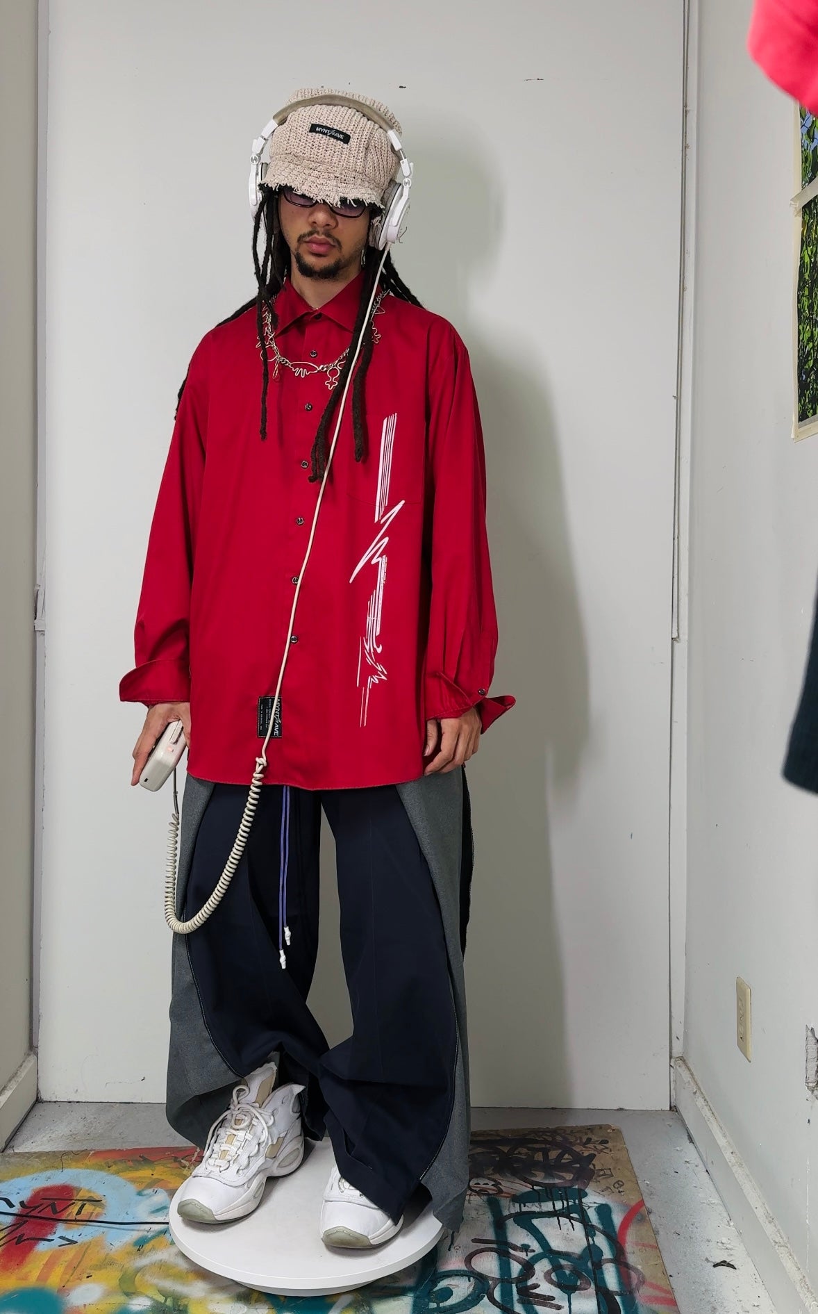 OG-MYNT™ SIDE-SPLIT SHIRT #1 // RED