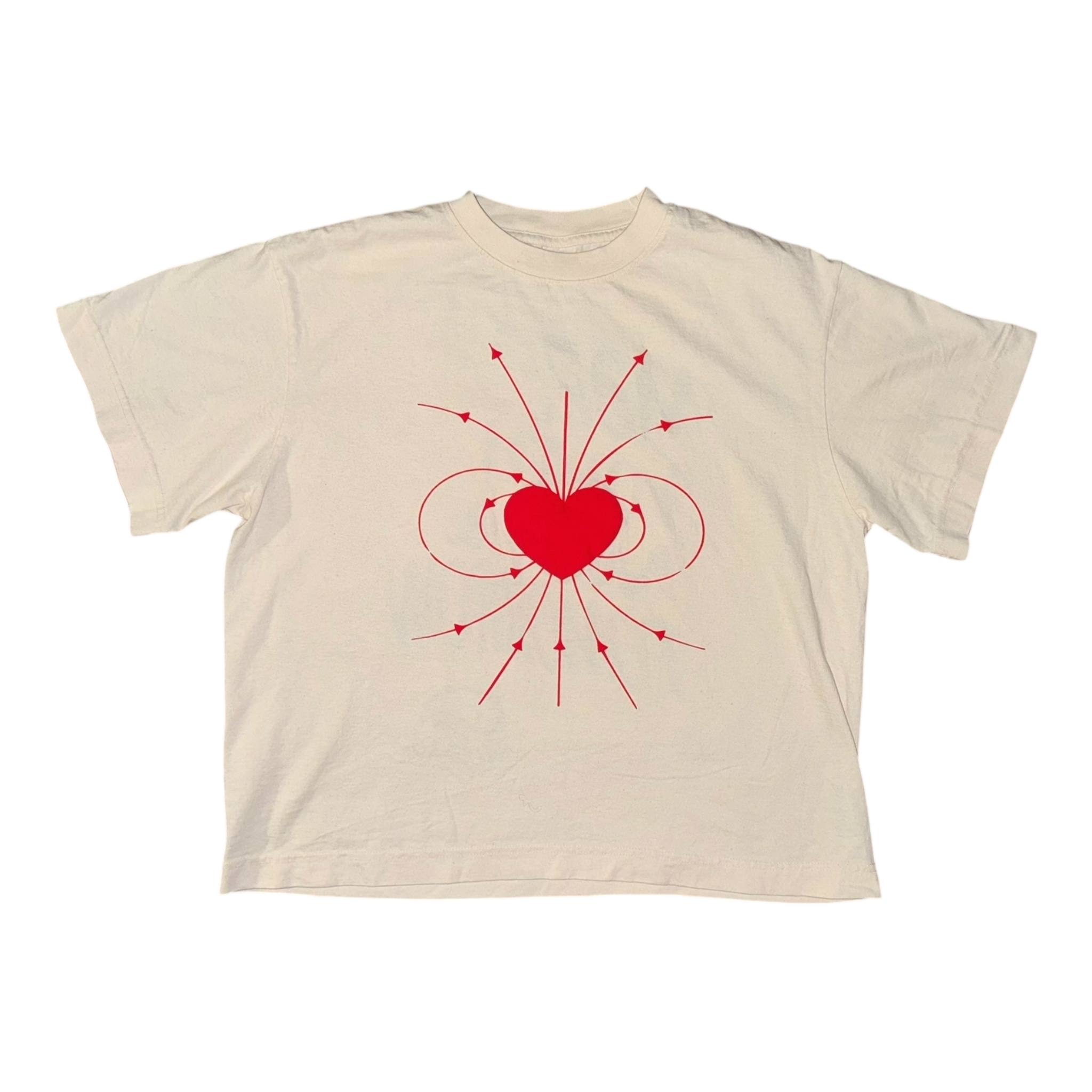 'HEARTMATH' TEE // OFF-WHITE