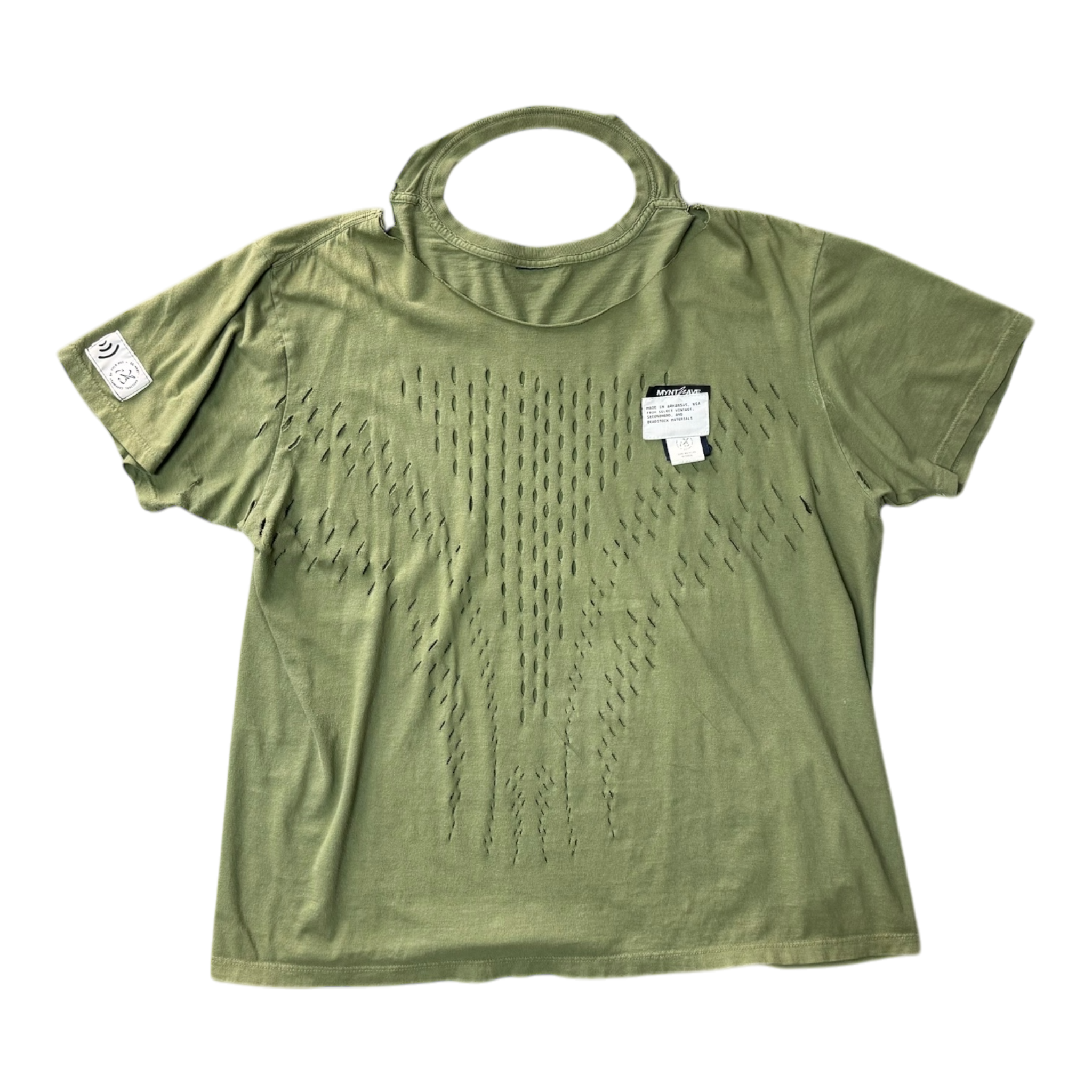 OG-MYNT™ 'FORCEFIELD’ LASER MULTI-TEE // OLIVE