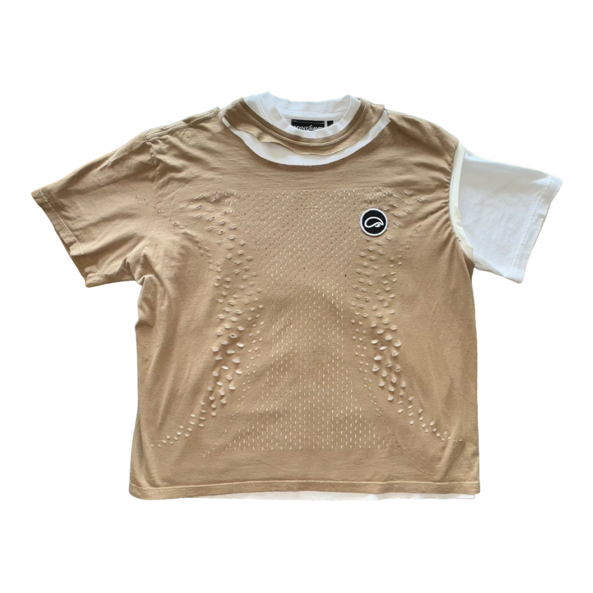 OG-MYNT™ 'FORCEFIELD’ LASER MULTI-TEE // TAN