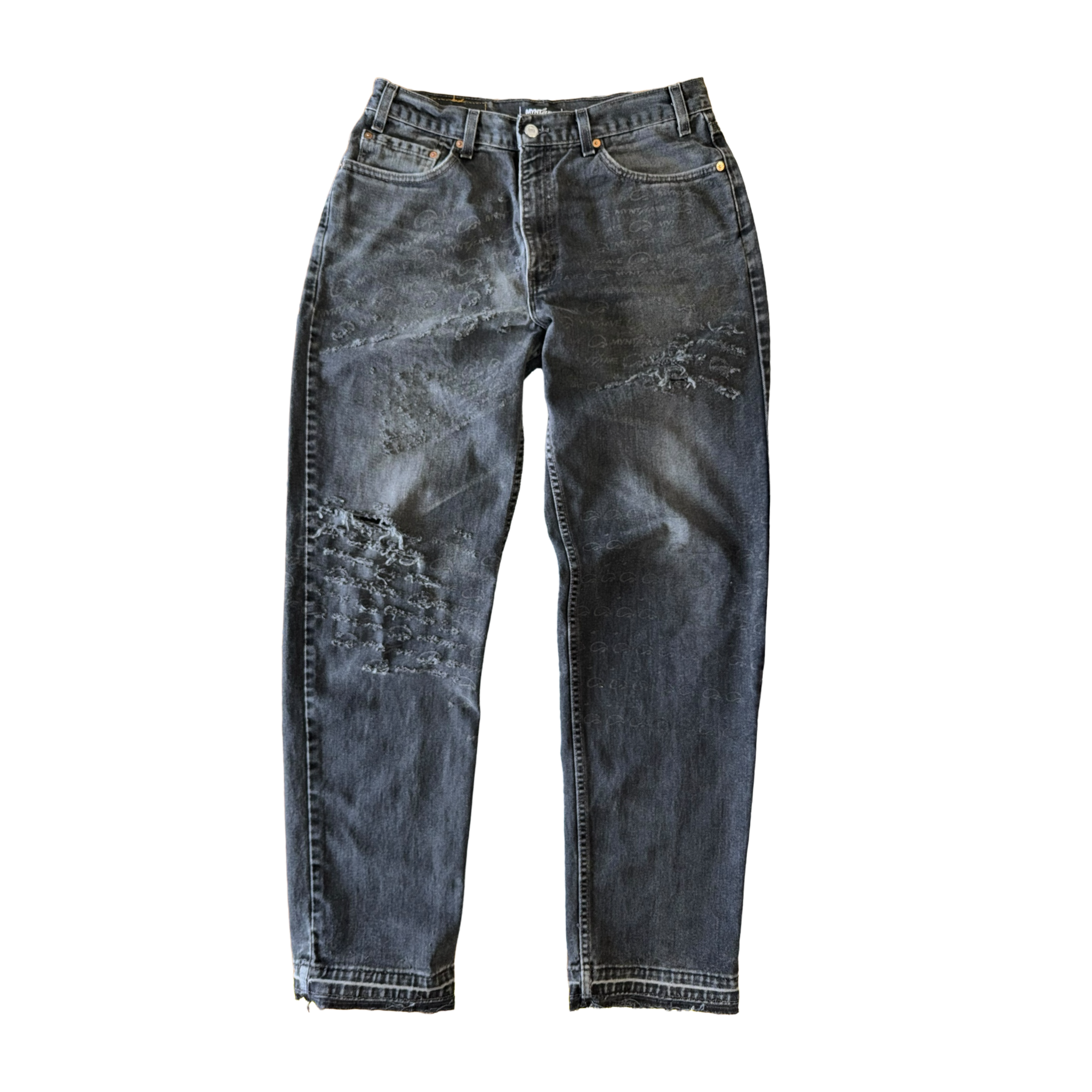 OG-MYNT™ LASER DISTRESSED DENIM #1