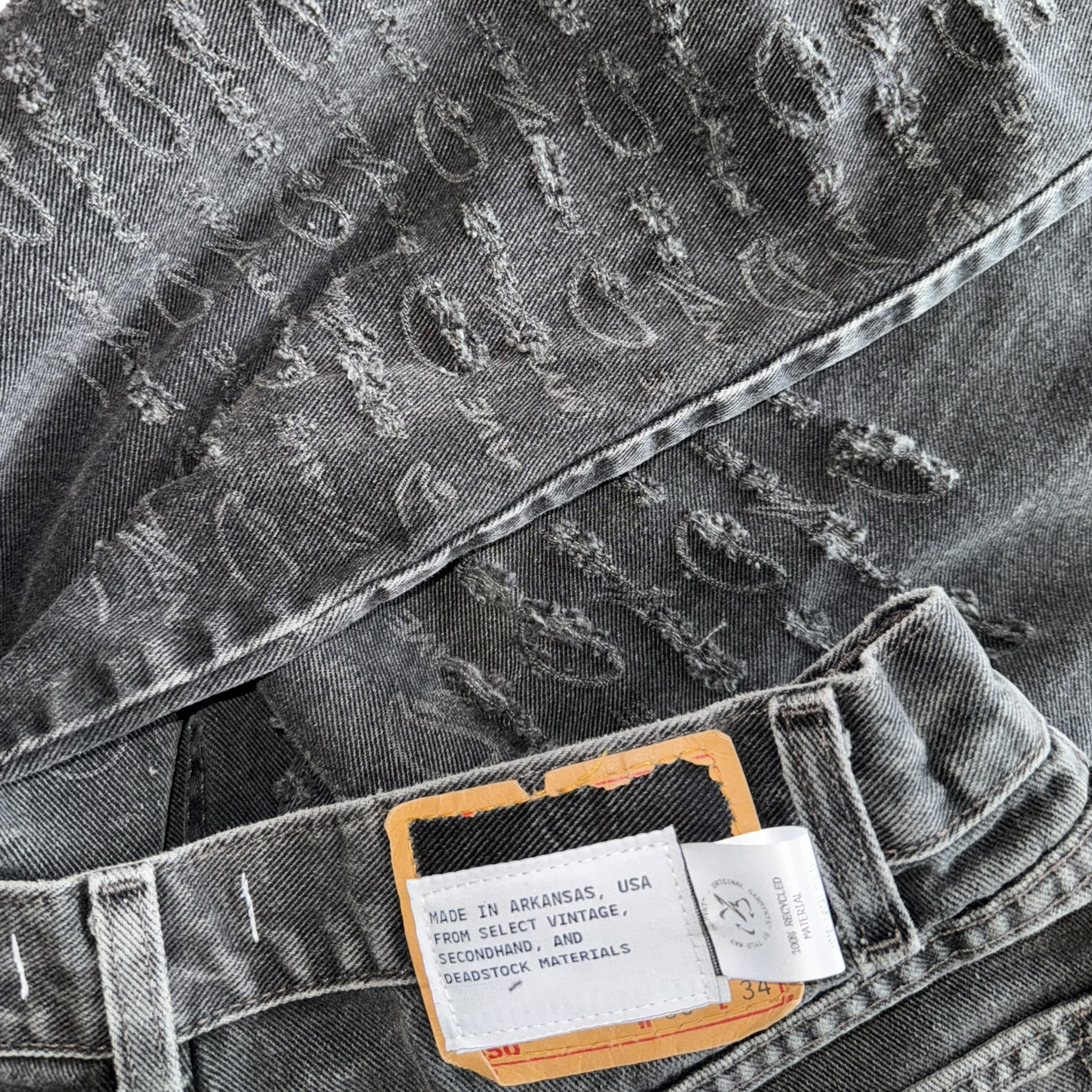 OG-MYNT™ LASER DISTRESSED DENIM #1